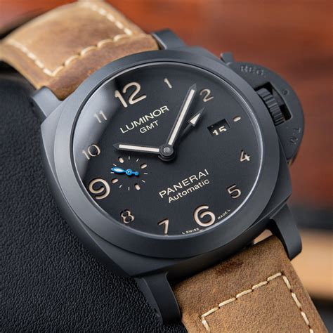 panerai luminor ceramic gmt price|panerai luminor gmt automatic black.